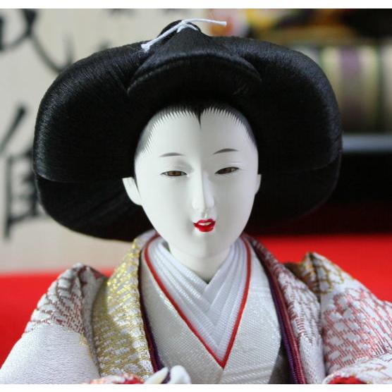 90平安天鳳作京小十番有職雛五人三段毛氈飾り : 人形のモリシゲ - 通販