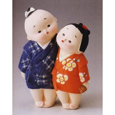 博多人形 ギフト プレゼント なかよし 0263 博多人形 : 人形のモリシゲ - 通販