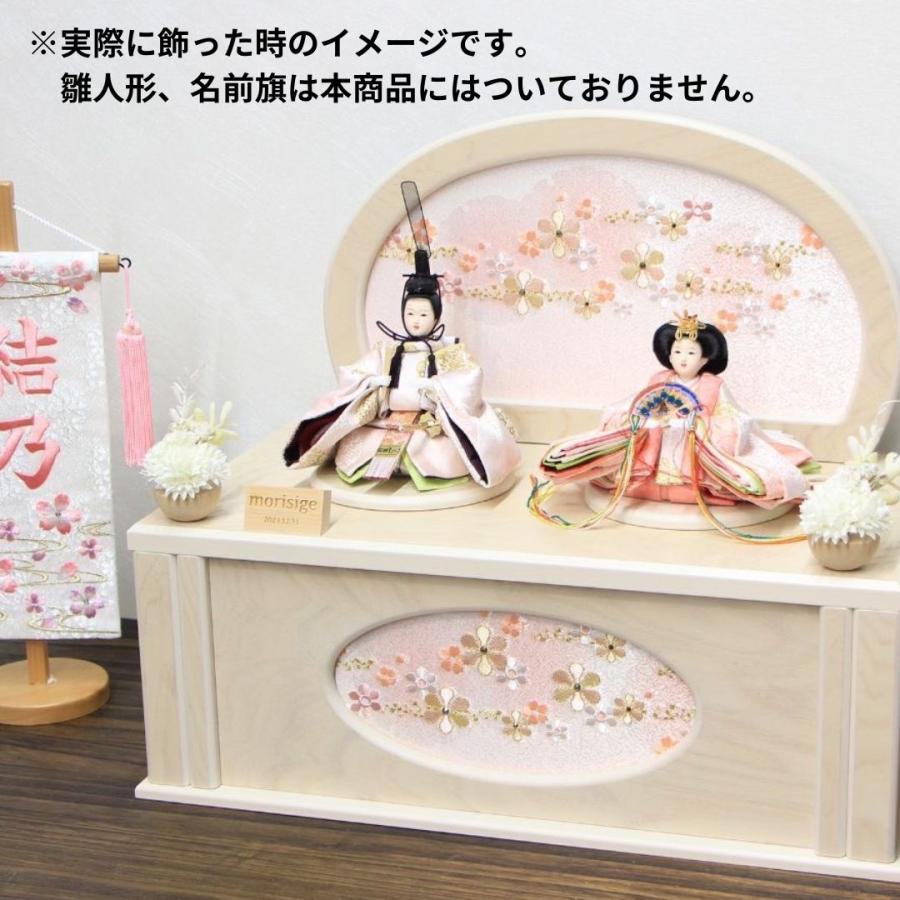雛人形用お道具 花 アレンジフラワー 詩 ホワイト 10号 木製 花単品
