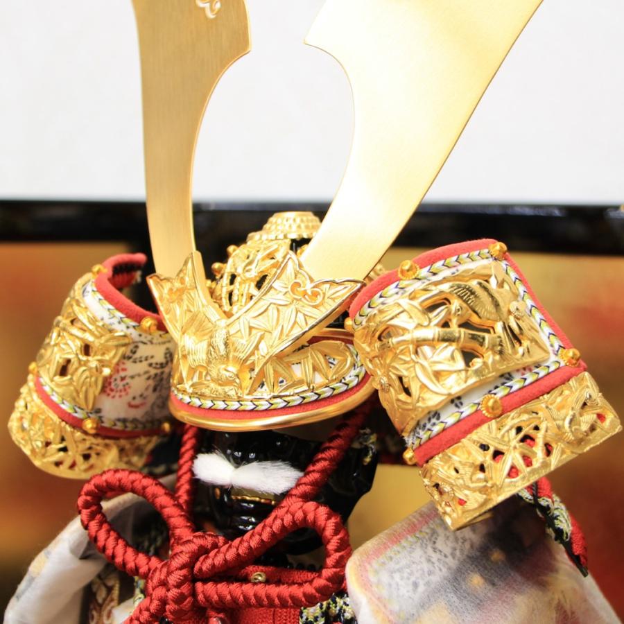 五月人形平飾り 大越忠保作 春日大社国宝模写 7号竹虎之大鎧 三 五月人形平飾り 大越忠保作 春日大社国宝模写 7号竹虎之大鎧 三