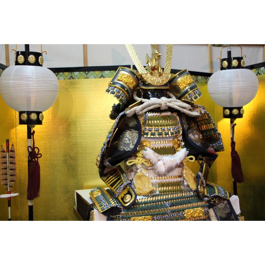 五月人形兜三段飾り 105 12号 新若草山大鎧 No.1【五月人形