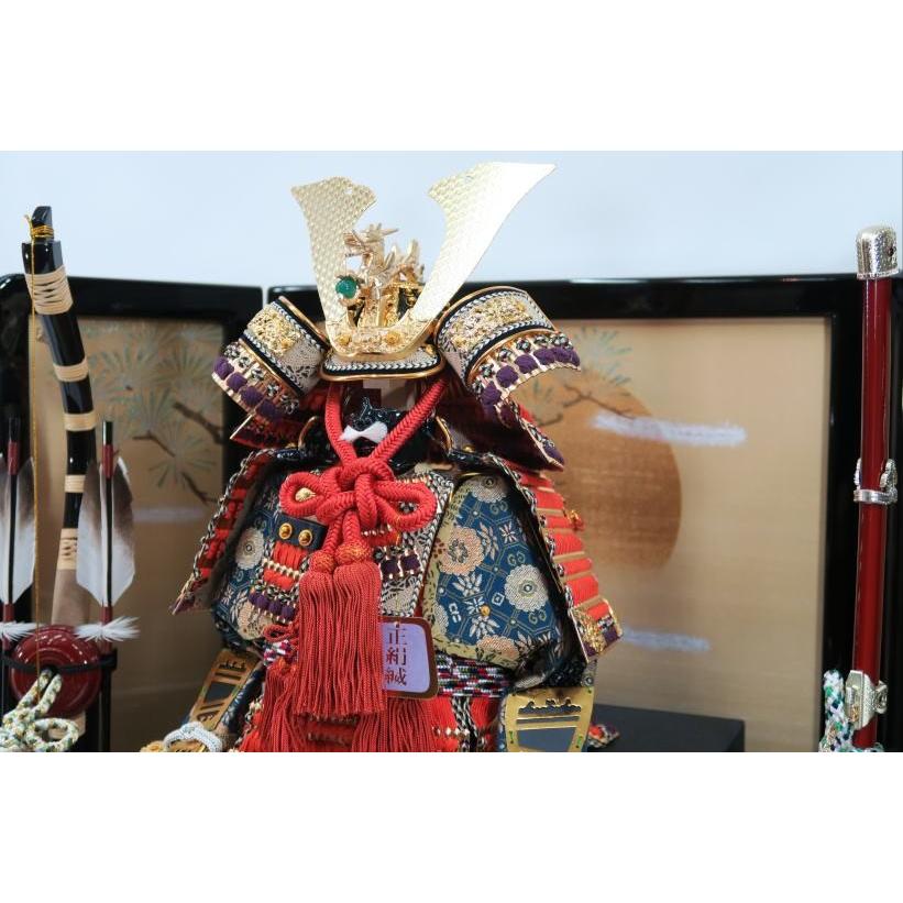 五月人形 兜 鎧 豪華 鎧飾り 鎧平飾り 五月人形平飾り武人作8号 五月人形 兜 鎧 豪華 鎧飾り 鎧平飾り 五月人形平飾り武人作8号