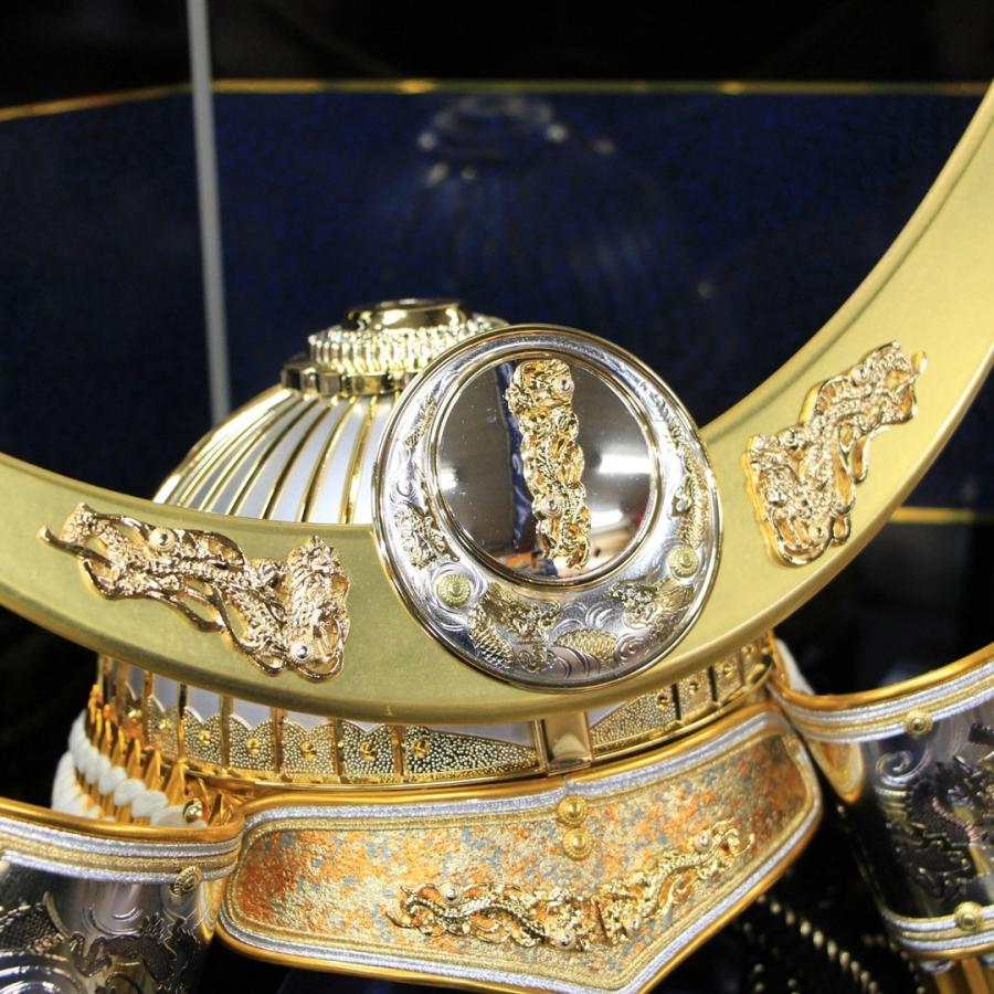 五月人形 収納飾り紺碧 着用兜 : 人形のモリシゲ - 通販 - Yahoo