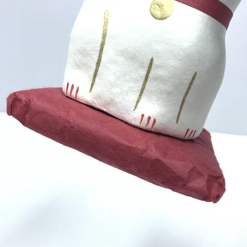 和雑貨 はりこーシカ 招き猫 柄 和風 小物 置物 縁起もの 正月