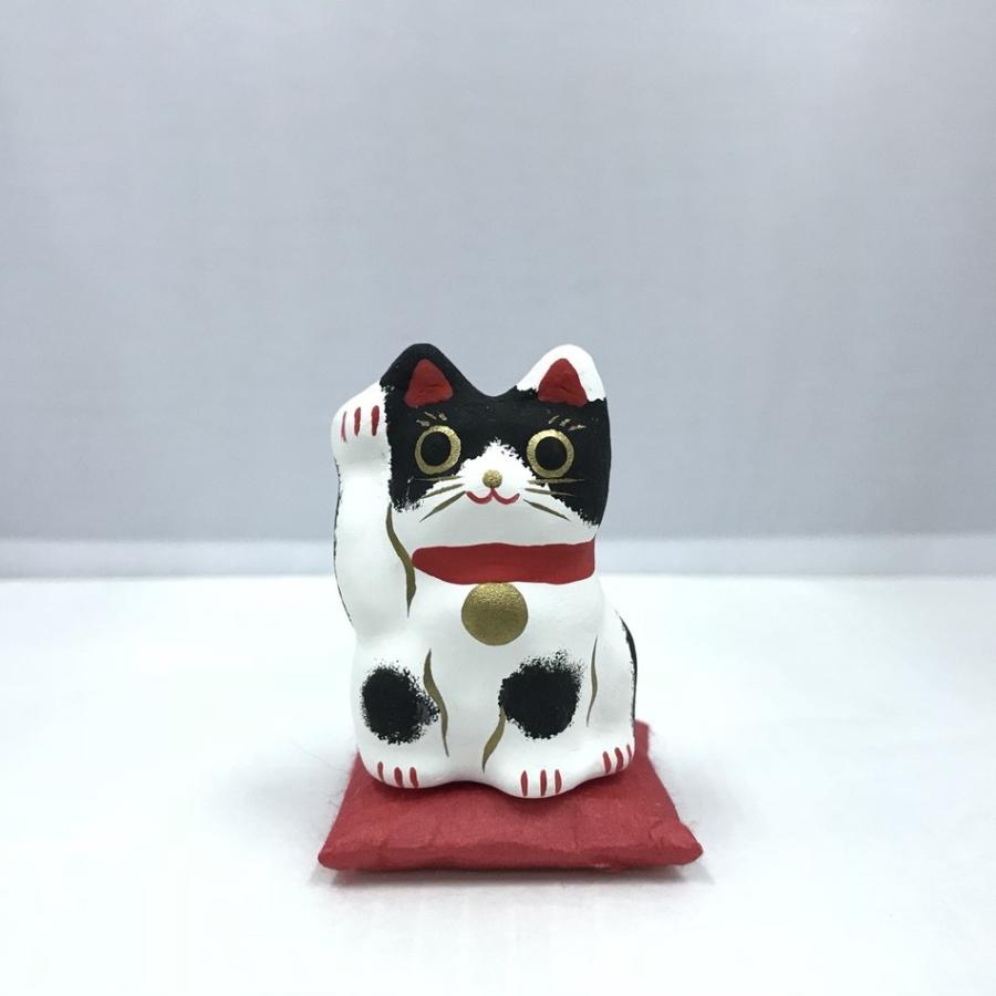 招き猫 白黒セット 全6種類 まめまねき セット【招き猫】【手のひらサイズ】【コンパクト