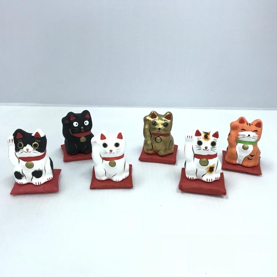 全6種類 まめまねき セット【招き猫】【手のひらサイズ】【コンパクト