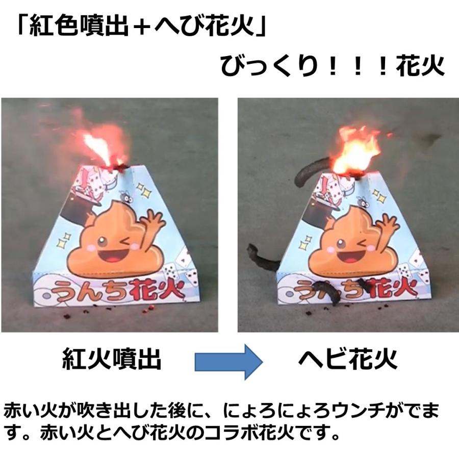 噴出花火 ヘビ花火 単品花火 うんち花火 : 人形のモリシゲ - 通販