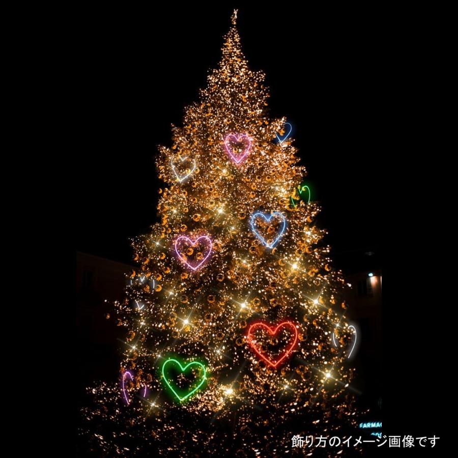 クリスマスイルミネーション LED ブリリアントモチーフ イルミネーション LED ハート70 2Dオリジナルデザインモチーフ 送料