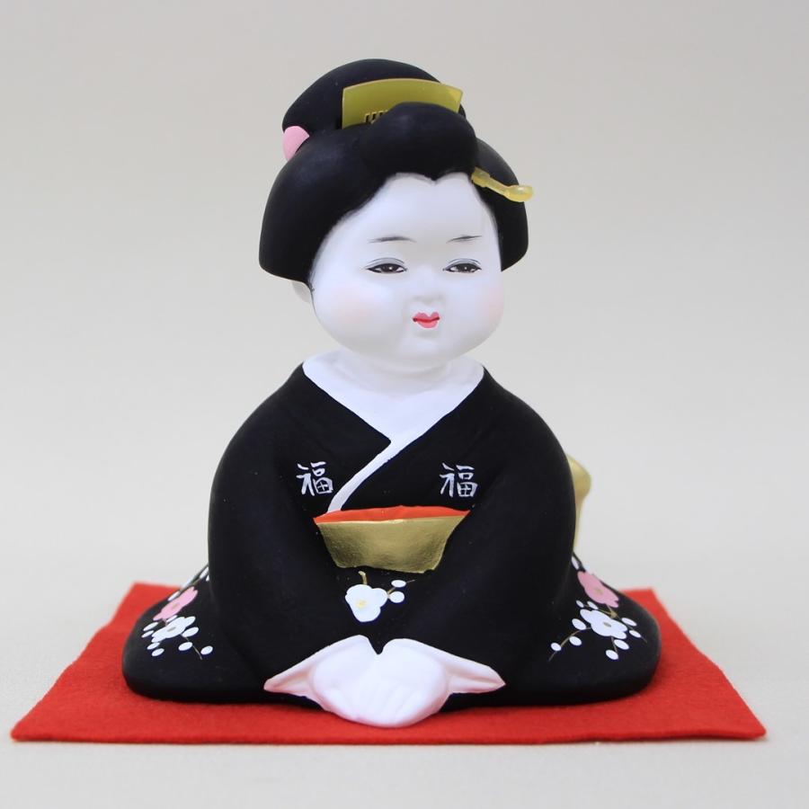 お福さん（ミニ）【博多人形】 : 人形のモリシゲ - 通販 - Yahoo