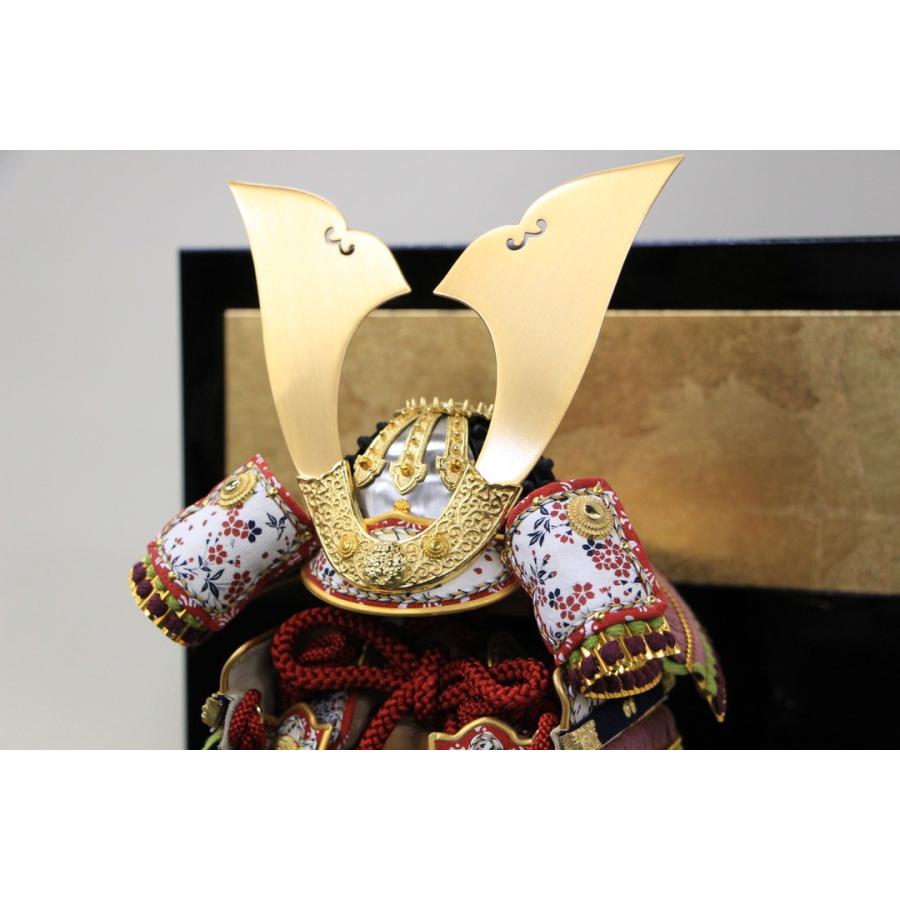 五月人形 おしゃれ コンパクト 清水久遊デザイン 雄山作 1/5本仕立大鎧