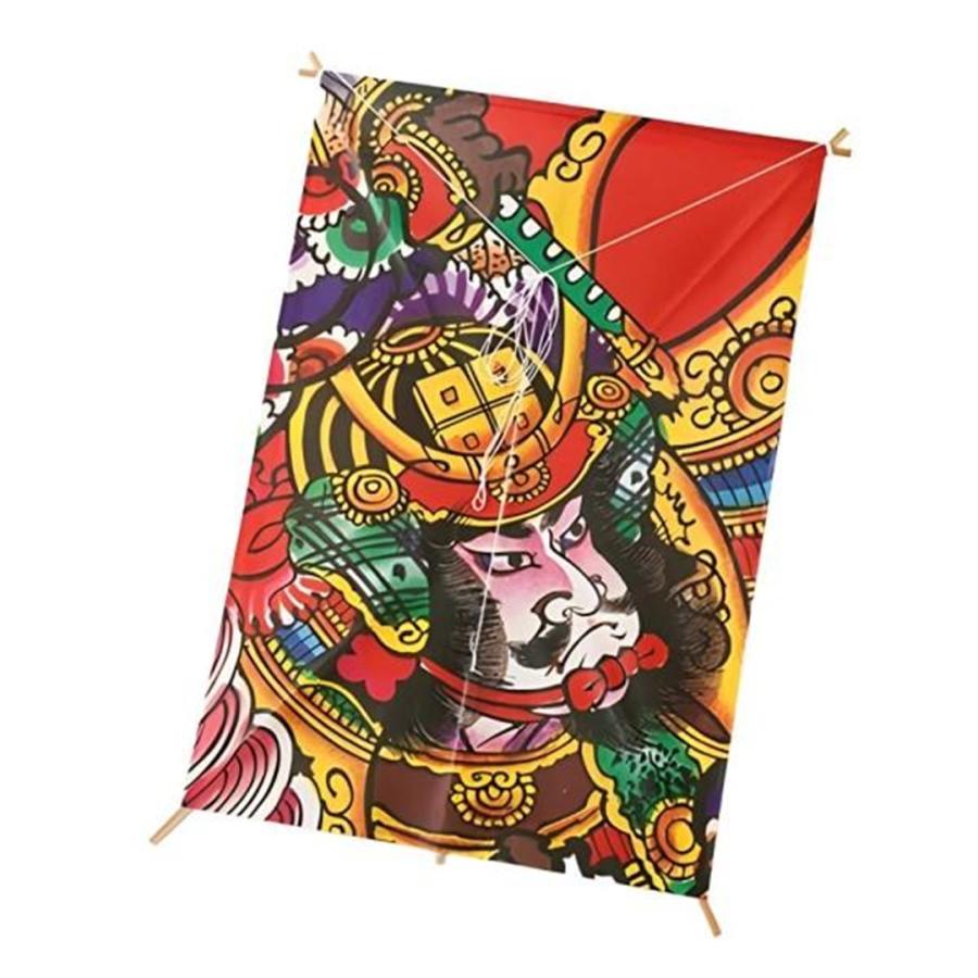 民芸 おもちゃ 角凧工作セット 日本製 凧揚げ 日本凧 和凧 サイズ39×54