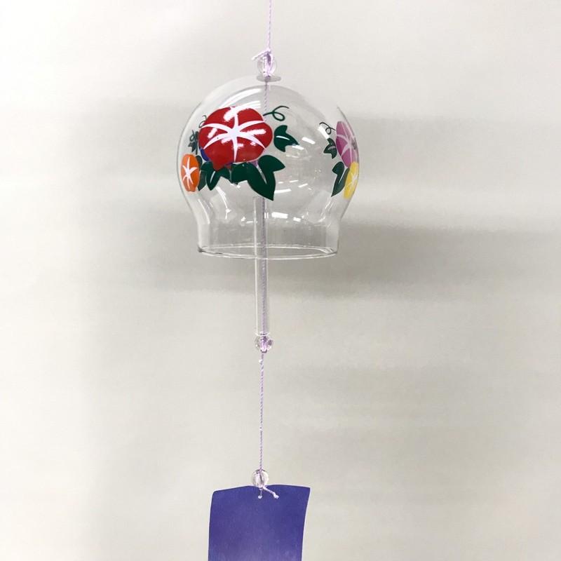 風鈴 ガラス イラスト 金魚 朝顔 江戸風鈴 箱入り O Windbell 人形のモリシゲ 通販 Yahoo ショッピング