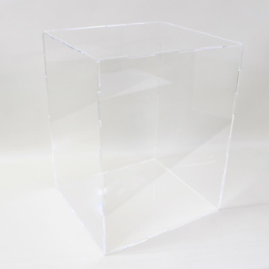 アクリルケース 接着剤不要 簡単組立て式 透明ケース W280mm D220mm H500mm