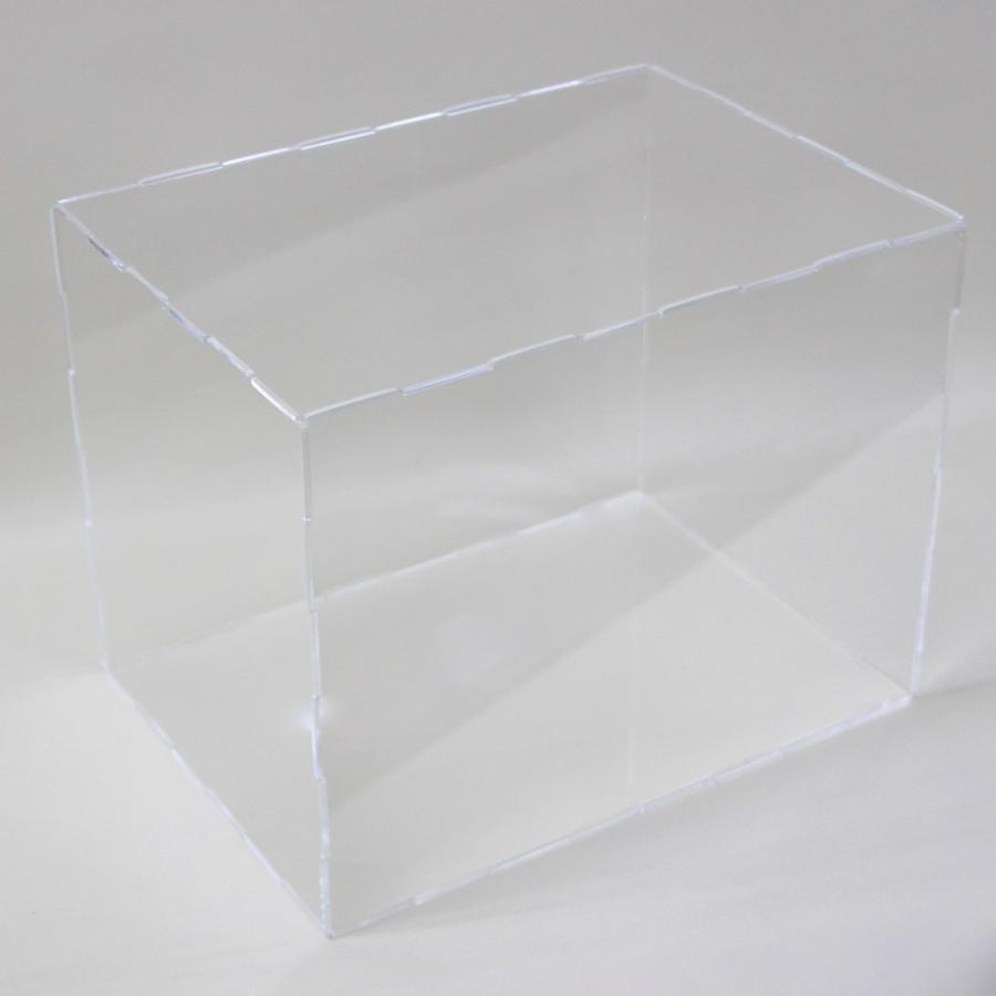 アクリルケース 接着剤不要 簡単組立て式 透明ケース W300mm D250mm H300mm