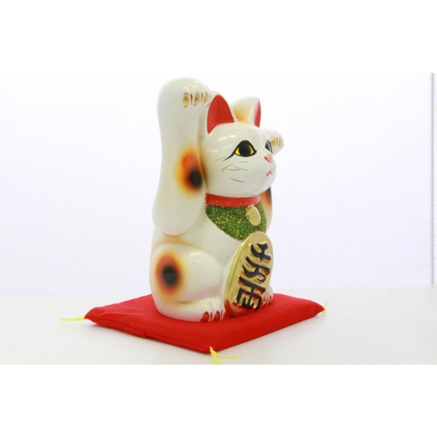ユ*コ様 ⭐️59匹⭐️招き猫⭐️御頼み猫⭐️ゴマスリ猫⭐️よろしゅう猫⭐️置物 5号両手福招き猫(座布団付) : 人形のモリシゲ - 通販 - Yahoo!ショッピング
