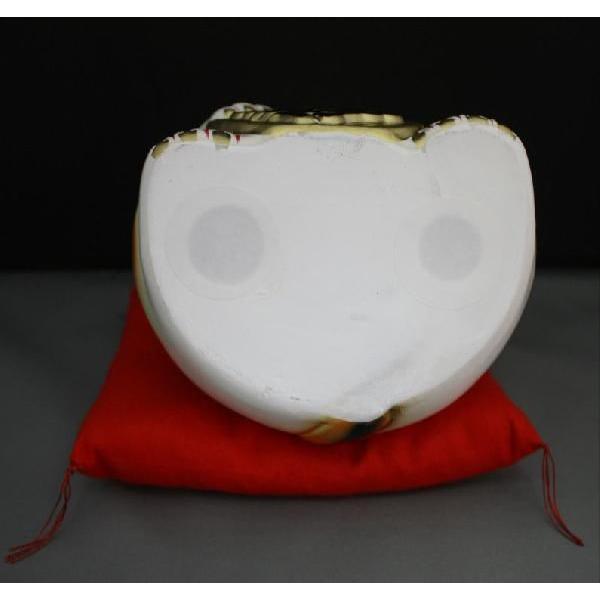 8号招き猫小判白手長(座布団付) : 人形のモリシゲ - 通販 - Yahoo