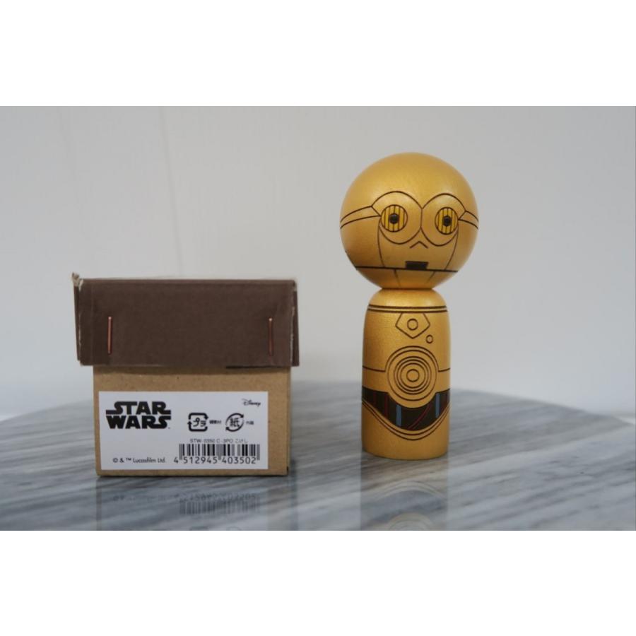 卯三郎作 こけし C-3PO No-15-4 スターウォーズ : 人形の 卯三郎作 こけし C-3PO No-15-4 スターウォーズ : 人形の