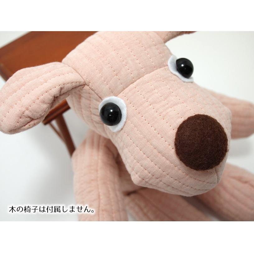 韓国 ヌビ ぬいぐるみ 犬 ピンク ハンドメイド イブル : もりした手芸