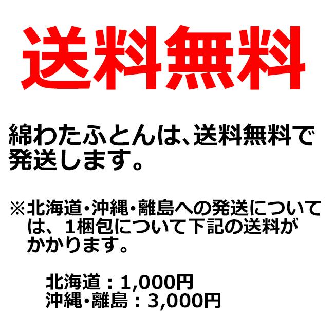 天然素材　手作り綿わた掛け布団ダブルロングサイズ190×210cm　柄おまかせ　ポイント利用_10