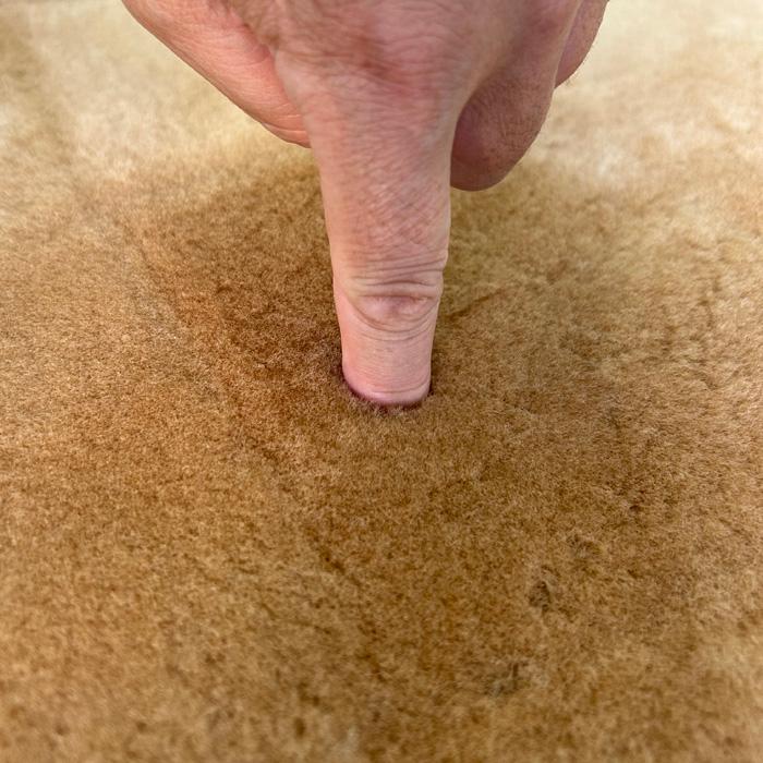 ムートンシーツ シングル オーストラリア産原皮使用 ムートン敷き