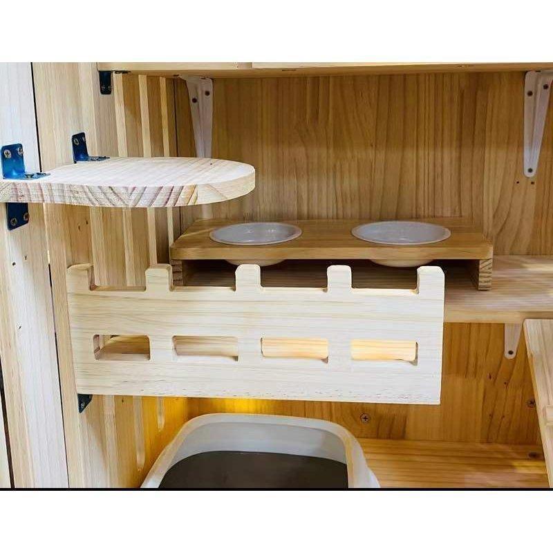 【公式】 猫 ケージ キャットケージ 3段 木製フレーム 広々 大型 猫ゲージ 高おしゃれ キャットハウス ネコ ハウス 多段 留守番 保護 脱走防止 脱走防止 多頭飼い 【8341085924】(29854円)