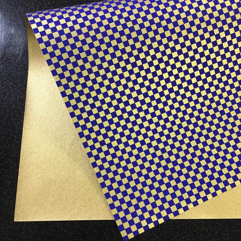 金千代加賀友禅 表が加賀友禅 裏が金 伝統柄、着物柄など色柄