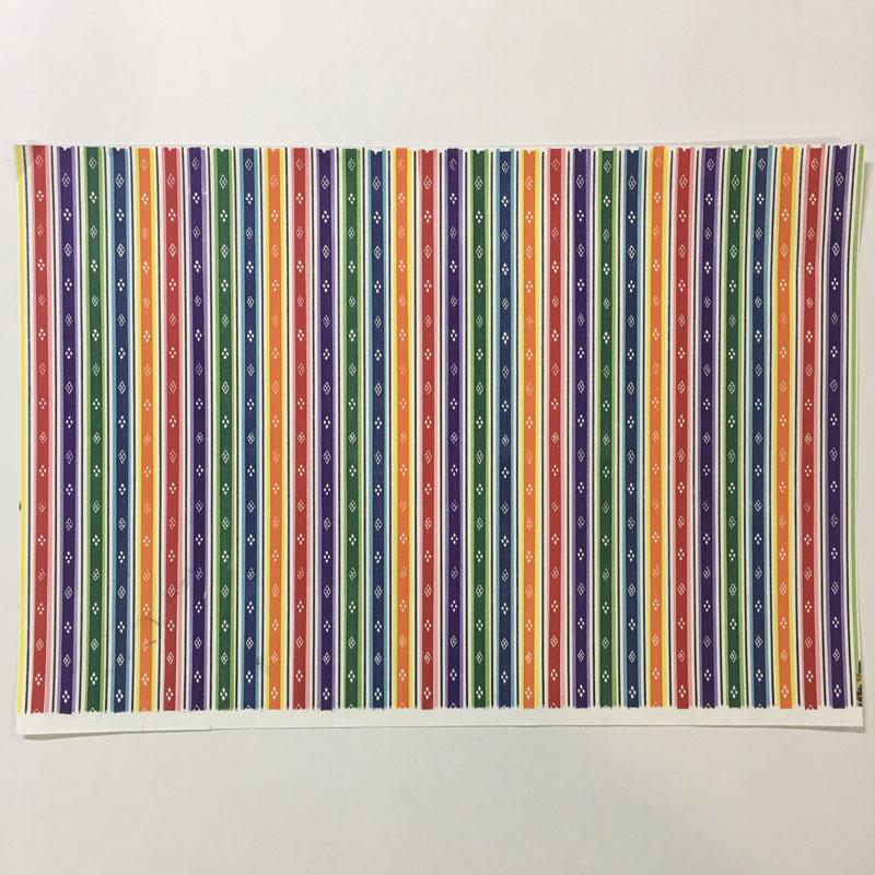 京千代 ひな壇 毛氈柄 小判 26 x 38cm : 森田和紙オンラインショップ