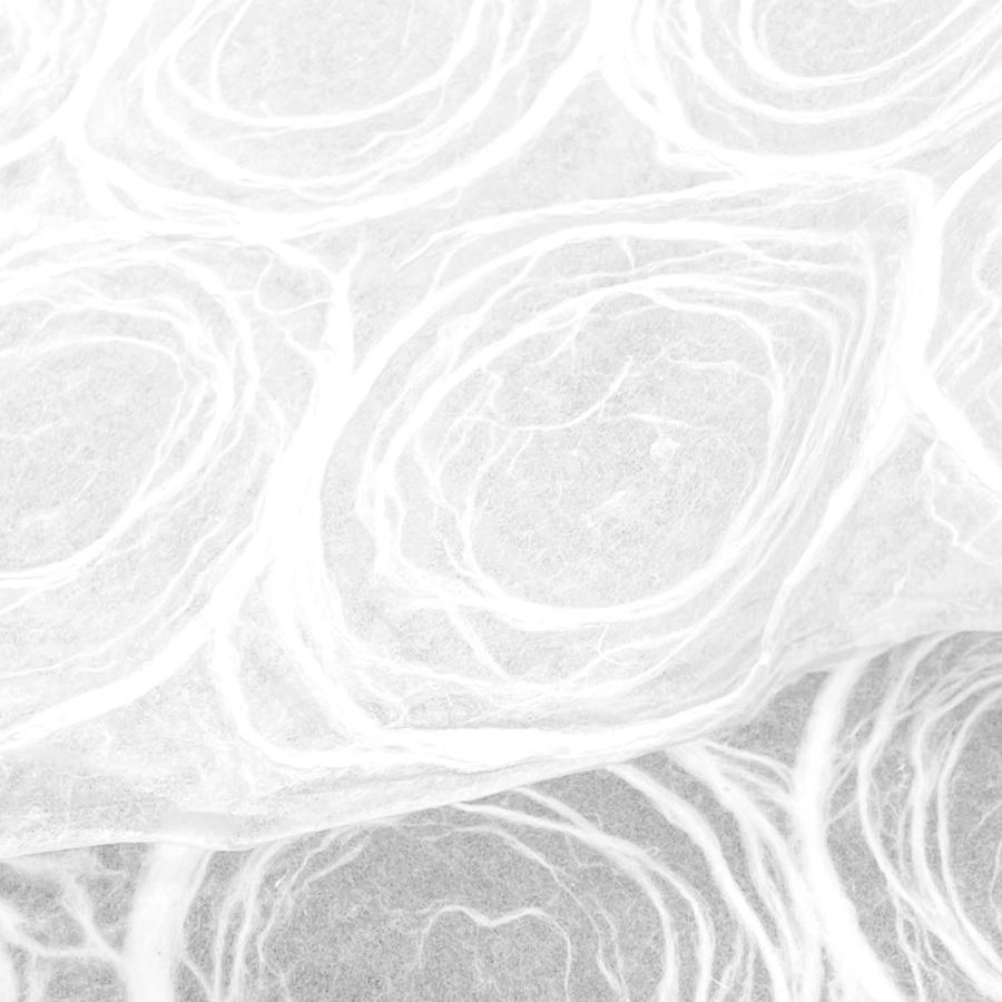 うずまき 渦巻き 透け感のある和紙 丸模様 手漉き和紙 菊判 大判 約