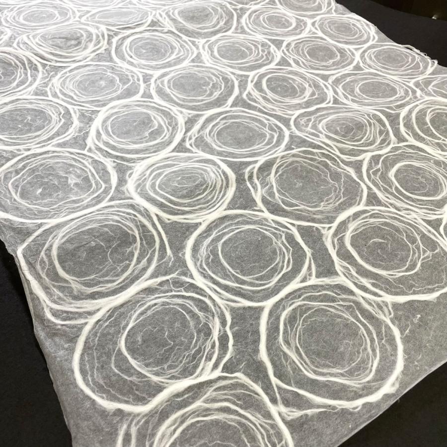 12周年記念イベントがうずまき 渦巻き 透け感のある和紙 約63ｘ93cm