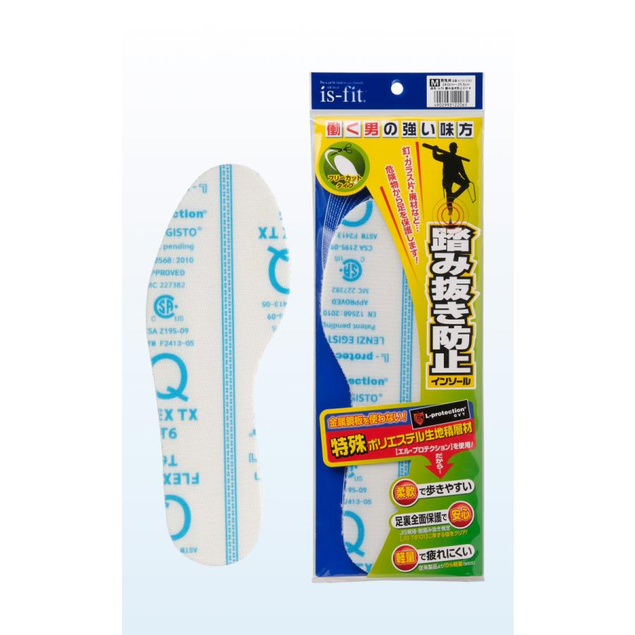 is-fit 踏み抜き防止インソール 男性用 | is-fit
