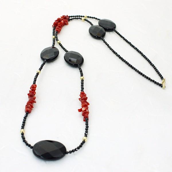 血赤珊瑚ネックレス (ジュエリーボックス入り) 品番SOT-0001 日本