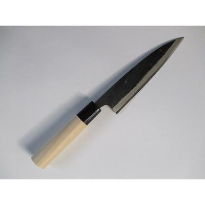 職人手作りこだわりの出刃包丁 和包丁 黒打ち小柳包丁 150mm 青2 朴