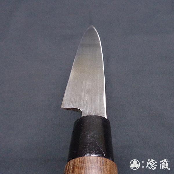 柳刃包丁 ステンレス片刃柳刃包丁 180mm 片刃 AUS8 ウエンジ 日本製 徳蔵刃物