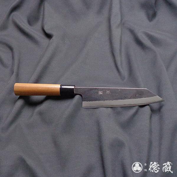 切付黒打ち包丁 165mm 両刃 青紙2号 胡桃 日本製 徳蔵刃物 TOKUZO KNIVES t082 : 森徳蔵.comヤフー店 - 通販 ...