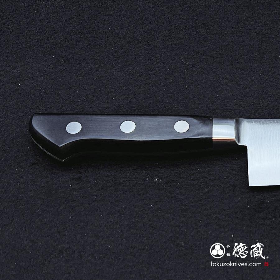 三徳ステンレス包丁　175mm 両刃 VG1 積層材 黒色 日本製 徳蔵刃物 TOKUZO KNIVES JAPAN Kitchen Knives 包丁 ほうちょう T1045_5