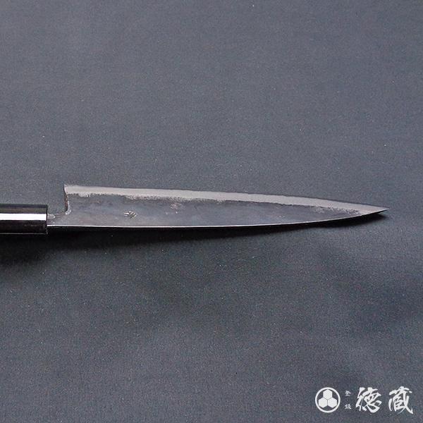 舟行黒打ち包丁　180mm 両刃 青紙2号 胡桃 日本製 徳蔵刃物 TOKUZO KNIVES t268｜moritokuzo｜04