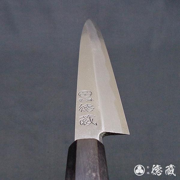 上白鋼 柳刃包丁 イチイ八角柄 240mm 片刃 日本製 徳蔵刃物 TOKUZO