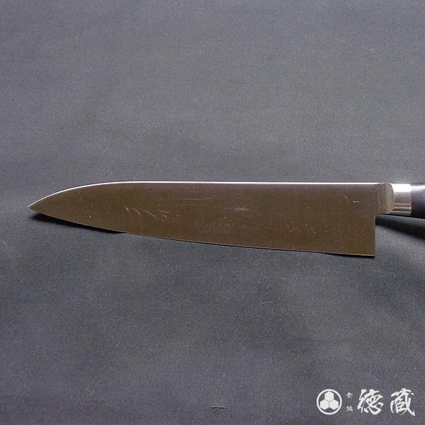 牛刀 黒ハンドル 240mm 両刃 ＡＵＳ８ 黒ハンドル 日本製 徳蔵刃物 TOKUZO KNIVES t28003の画像