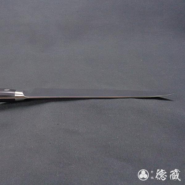 牛刀 黒ハンドル 240mm 両刃 ＡＵＳ８ 黒ハンドル 日本製 徳蔵刃物 TOKUZO KNIVES t28003の画像