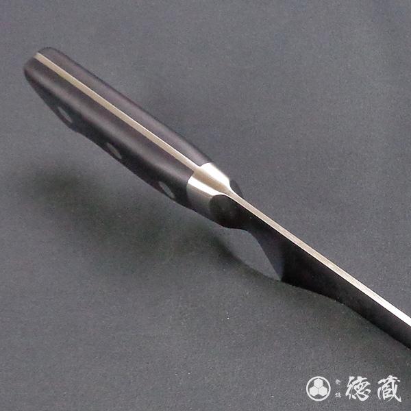 牛刀 黒ハンドル 240mm 両刃 ＡＵＳ８ 黒ハンドル 日本製 徳蔵刃物 TOKUZO KNIVES t28003の画像