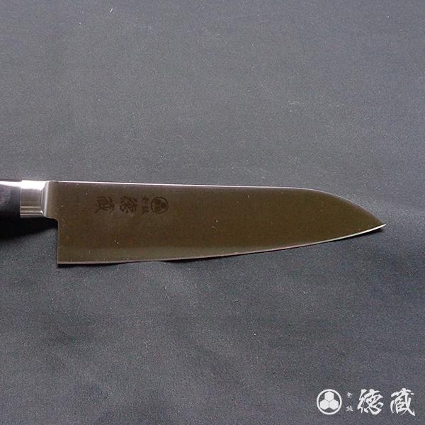 三徳 黒ハンドル 180mm 両刃 ＡＵＳ８ 黒ハンドル 日本製 徳蔵刃物 TOKUZO KNIVES t28011の画像