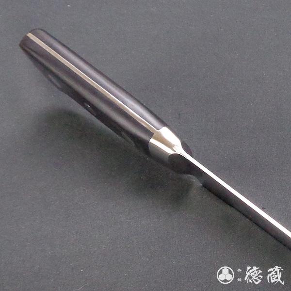 三徳 黒ハンドル 180mm 両刃 ＡＵＳ８ 黒ハンドル 日本製 徳蔵刃物 TOKUZO KNIVES t28011の画像