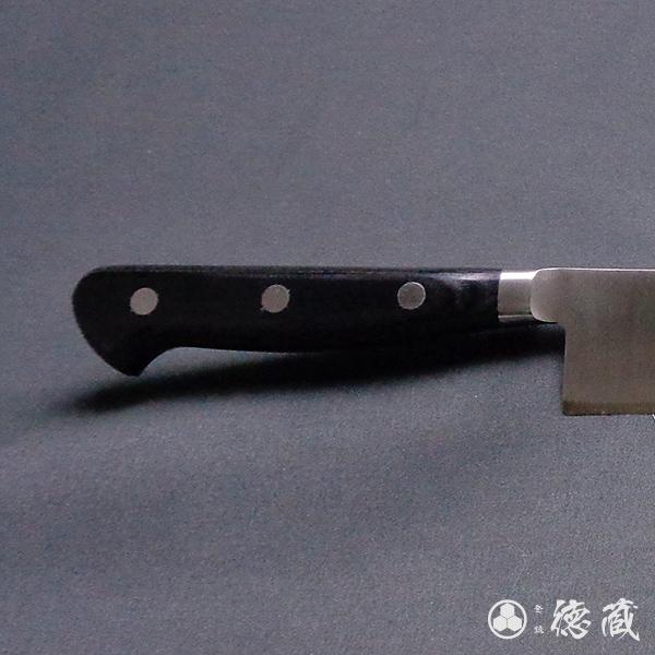 筋引粉末ハイス鋼包丁 270mm 両刃 SRS 積層材 黒色 日本製 徳蔵刃物