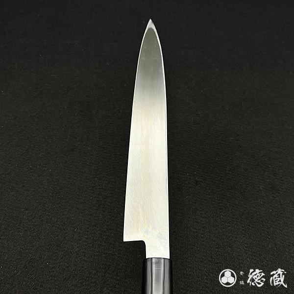 ステンレス片刃柳刃包丁 240mm 片刃 AUS8 ブビンガ 日本製 徳蔵刃物