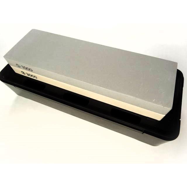 砥石 包丁研ぎ ナニワ kirelu キレール QE-9100 粒度 1000/3000 両面砥石 中砥石/仕上砥石 刃研ぎ 研磨 NANIWA ナニワ研磨工業 | NANIWA | 08