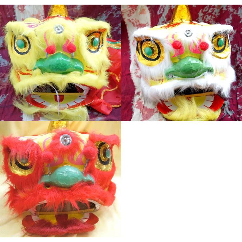 横濱中華街 獅子舞 獅子頭 かぶり面 （8号＝大人サイズ) : お土産