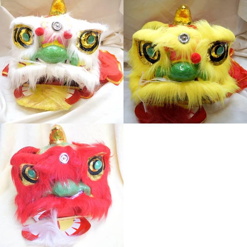 獅子舞 獅子頭 かぶり面（6号＝中人サイズ) 221DH5 : お土産ショップ