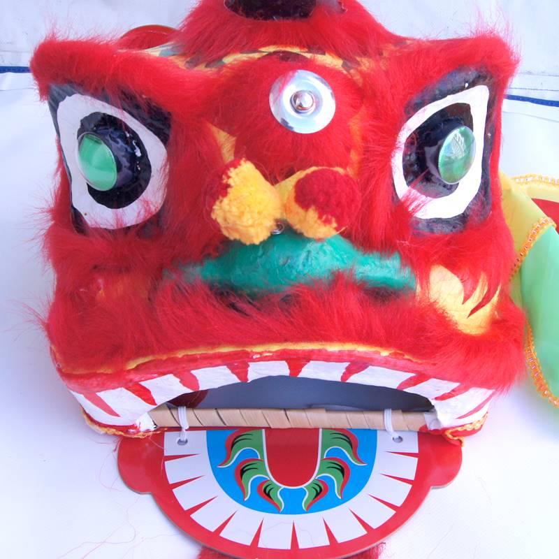 獅子舞 獅子頭 かぶり面（6号＝中人サイズ) 221DH5 : お土産ショップ
