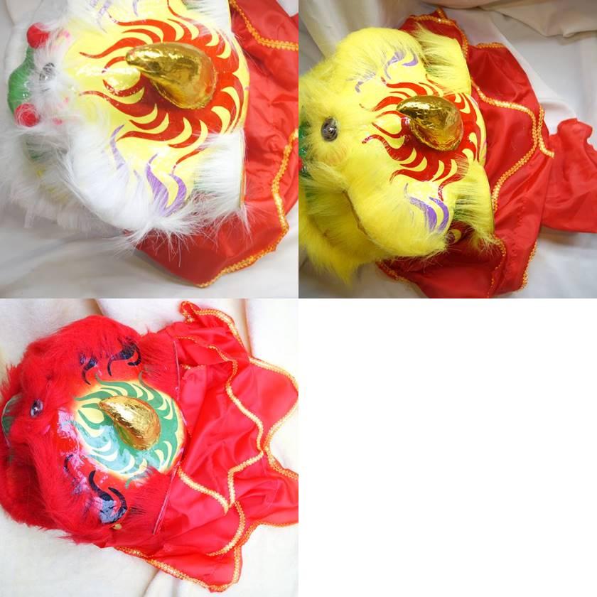 獅子舞 獅子頭 かぶり面（6号＝中人サイズ) 221DH5 : お土産ショップ