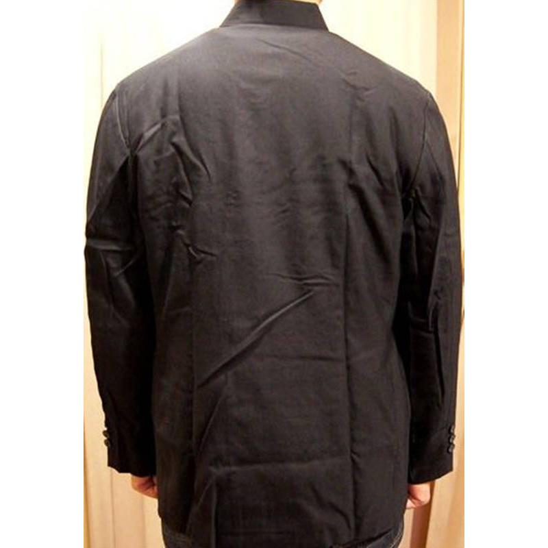 コットン製中国人民服(中山服)上衣・黒色 : お土産ショップMORIYA